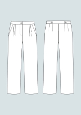 Schnittmuster "High Waisted Trousers" XS-L