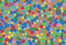 Baumwollstoff Serie "Junge Line" - Bunte Punkte