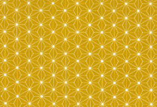 Baumwollstoff Serie "Kopenhagen" - Geometrisches Muster auf Gold