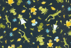 Interlock-Jersey "Frösche"