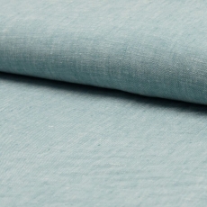 Leinen meliert helltürkis