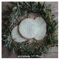 Baumwollstoff Blätterstreifen grün