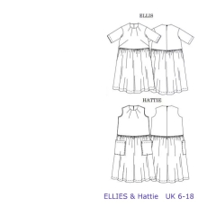 Schnittmuster "The Ellies & Hattie" UK 8-18