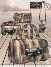 Travel bag, Make up bag und Phone bag