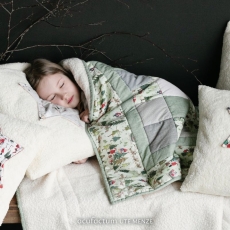 Baumwollstoff Weihnachtsfabelwald