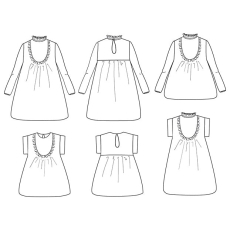 IDA Bluse und Kleid - Mädchen 3 - 12 Jahre