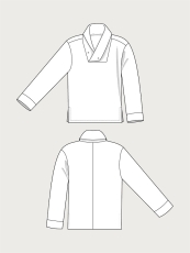Schnittmuster "Wrap Collar Shirt XL-3XL"