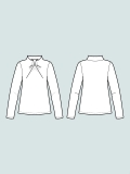 Schnittmuster Elastic tie sweatter XS-L