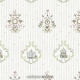 Baumwollstoff Landhausornamente