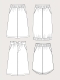Schnittmuster "A-Line Midi Skirt " XS-L