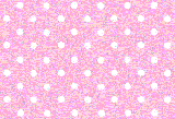 Baumwollstoff Serie "Capri" - weiße Punkte auf Rosa