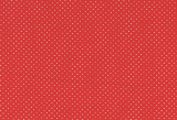 Baumwollstoff Serie "Capri" - Weiße Pünktchen auf Rot