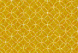 Baumwollstoff Serie "Kopenhagen" - Kreise auf Kurkuma (gold)