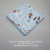 Coupon "Rotkehlchen im Schnee"