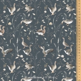 Baumwollstoff Graugänse