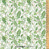 Baumwollstoff Löwenzahn und Bellis