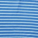 Interlock Stoff- Ringel marina-weiß